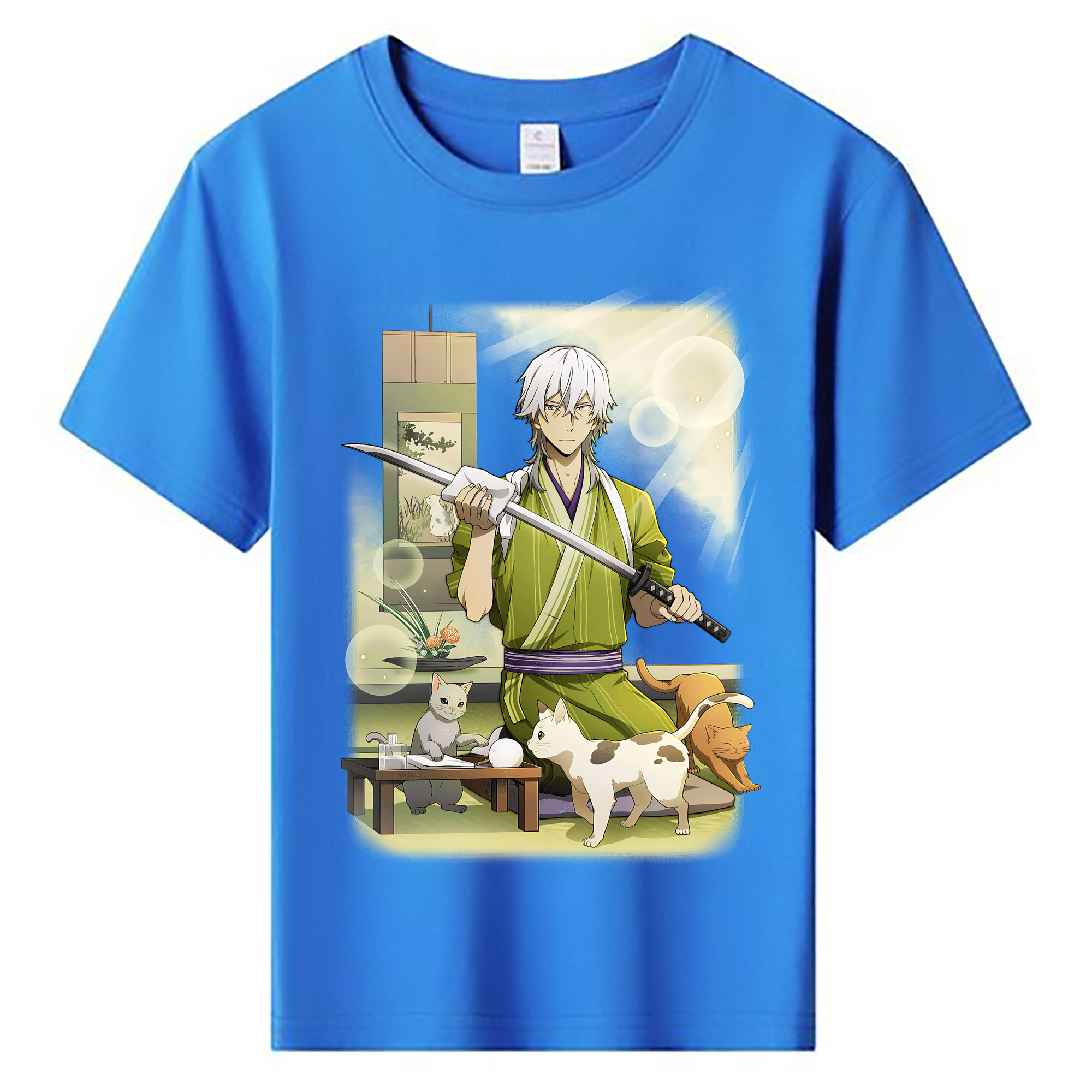 （画像用） 文豪ストレイドッグス Bungo Stray Dogs 綿100％キッズTシャツ（フロントプリント）